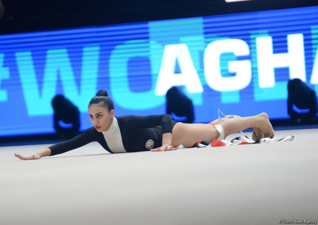 FIG Dünya Kuboku: Arzu Cəlilova və Zöhrə Ağamirovanın lentlə hərəkətlərinin nəticələri məlum olub (FOTO)