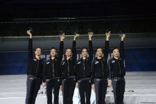 Bakıda Dünya Kuboku çərçivəsində gimnastlara AGF Trophy Kuboku təqdim olunub