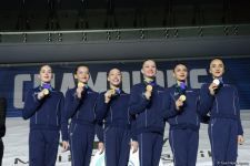 Bakıda bədii gimnastika üzrə FIG Dünya Kubokunun qalibləri mükafatlandırılıb (FOTO)