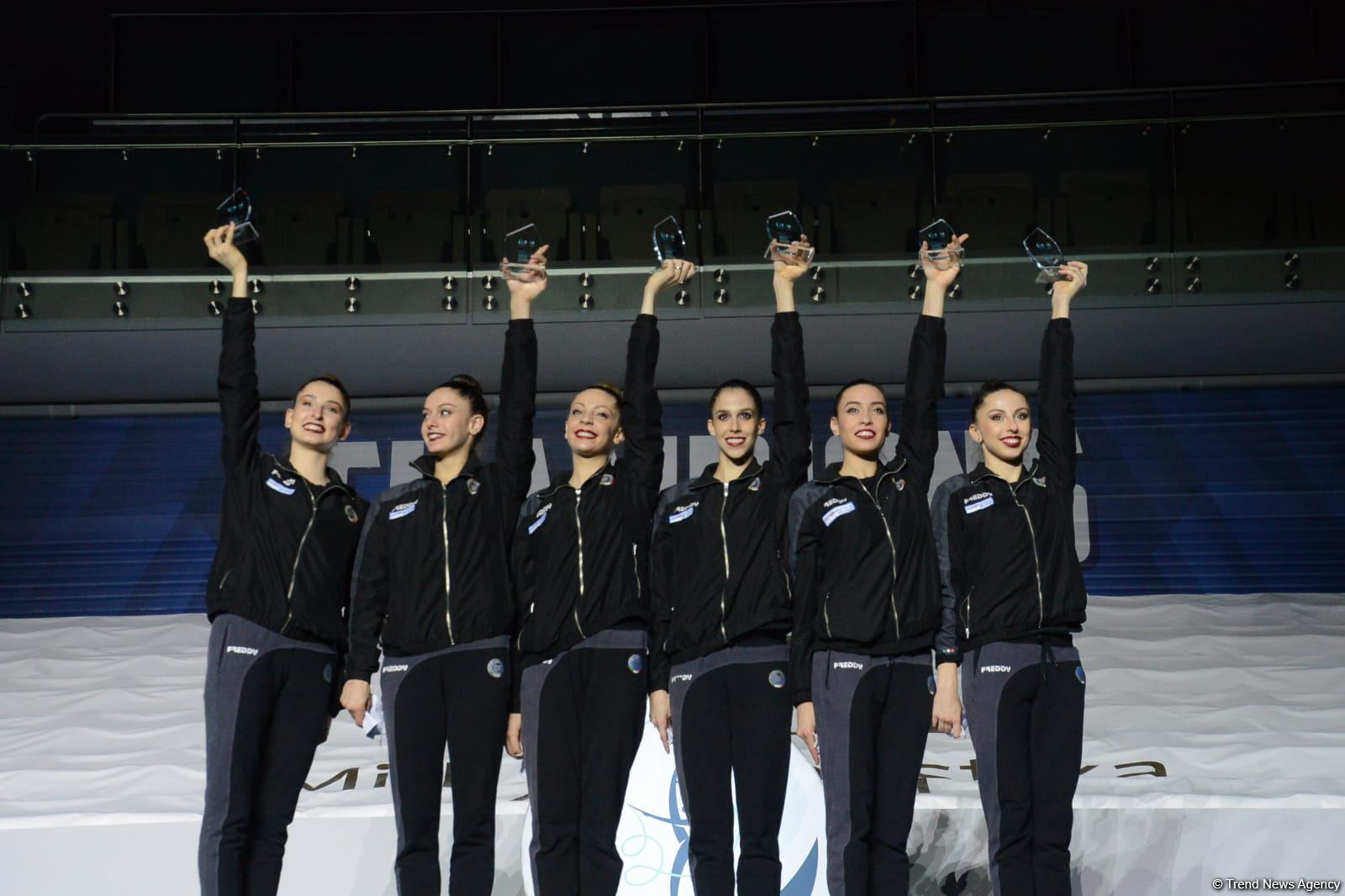 Bakıda Dünya Kuboku çərçivəsində gimnastlara AGF Trophy Kuboku təqdim olunub