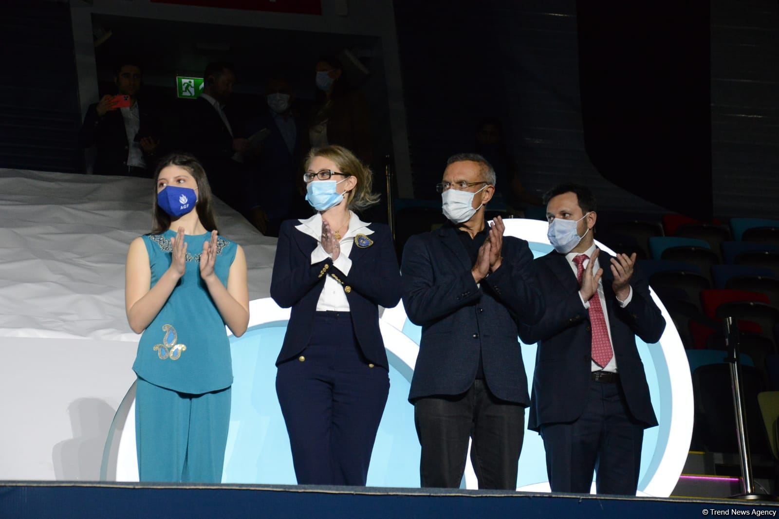 Bədii gimnastika üzrə FIG Dünya Kubokunun qalib və mükafatçılarının ikinci mükafatlandırma mərasimi keçirilib (FOTO)