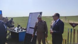 Beynəlxalq beyin mərkəzlərinin nümayəndələri Qarabağda minaların təmizlənməsi prosesi ilə tanış olublar (FOTO)