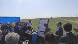 Beynəlxalq beyin mərkəzlərinin nümayəndələri Qarabağda minaların təmizlənməsi prosesi ilə tanış olublar (FOTO)