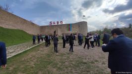 Şuşada keçirilən beynəlxalq forumun iştirakçıları Cıdır düzündə olub (FOTO)