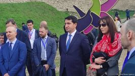 Şuşada keçirilən beynəlxalq forumun iştirakçıları Cıdır düzündə olub (FOTO)