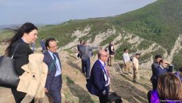 Şuşada keçirilən beynəlxalq forumun iştirakçıları Cıdır düzündə olub (FOTO)