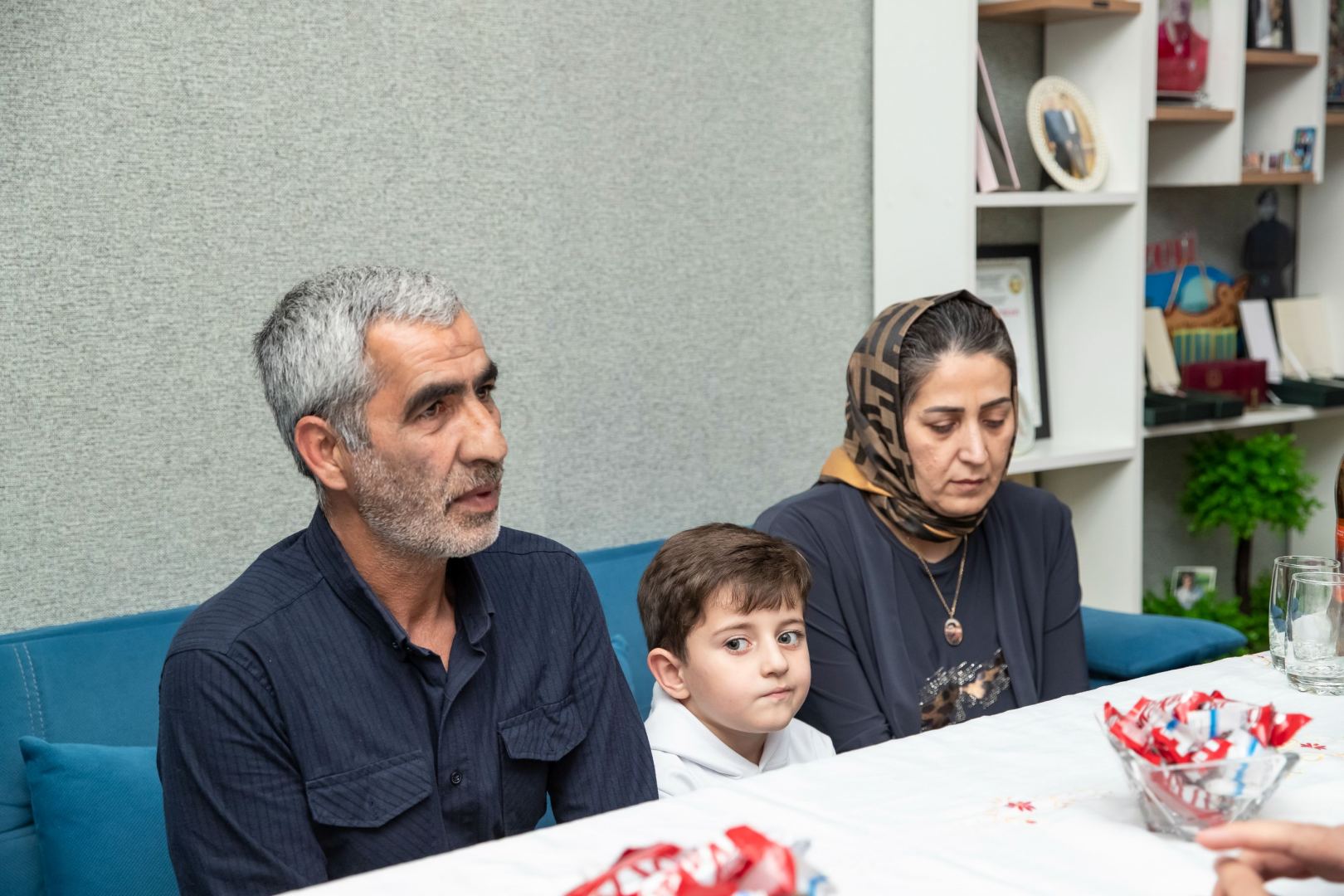 Şəhid  Elvin İslamovun ailəsi ziyarət olunub (FOTO)