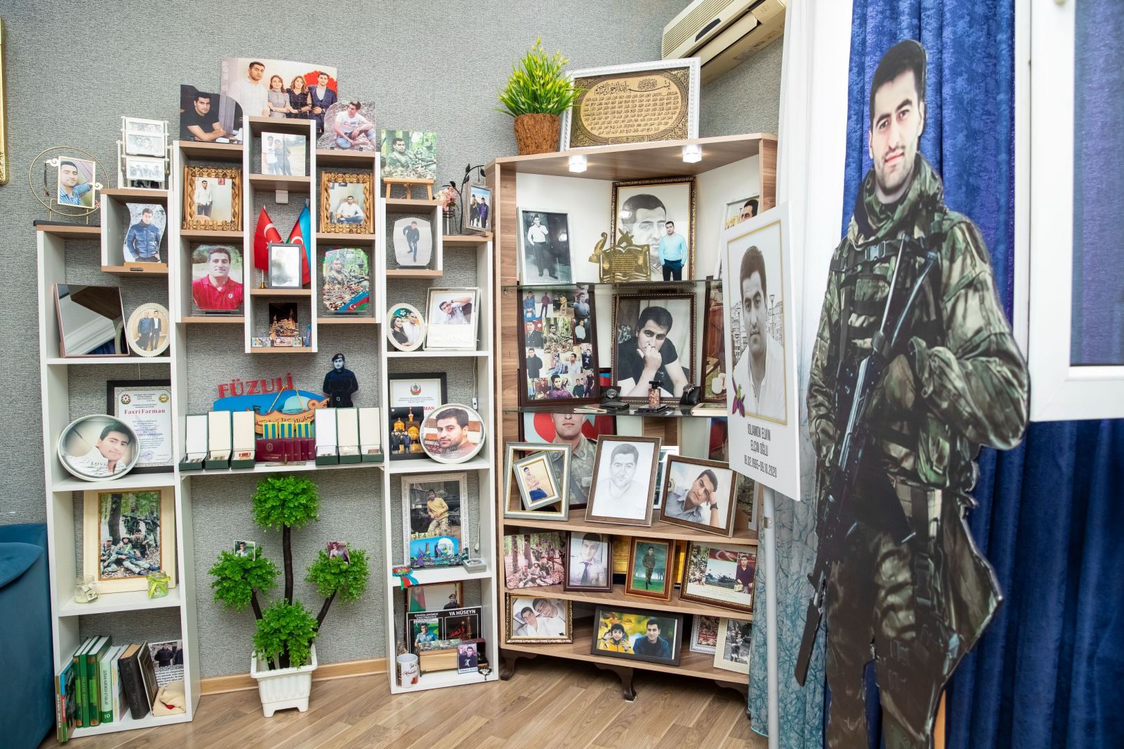 Şəhid  Elvin İslamovun ailəsi ziyarət olunub (FOTO)