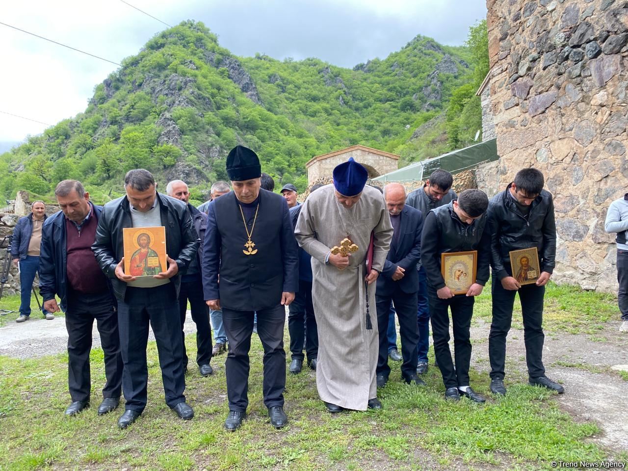 Alban-Udi və digər xristian icmalarının Kəlbəcərə səfəri başlayıb (FOTO)