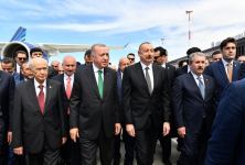 Prezident İlham Əliyev Türkiyəyə işgüzar səfərə gəlib (FOTO)