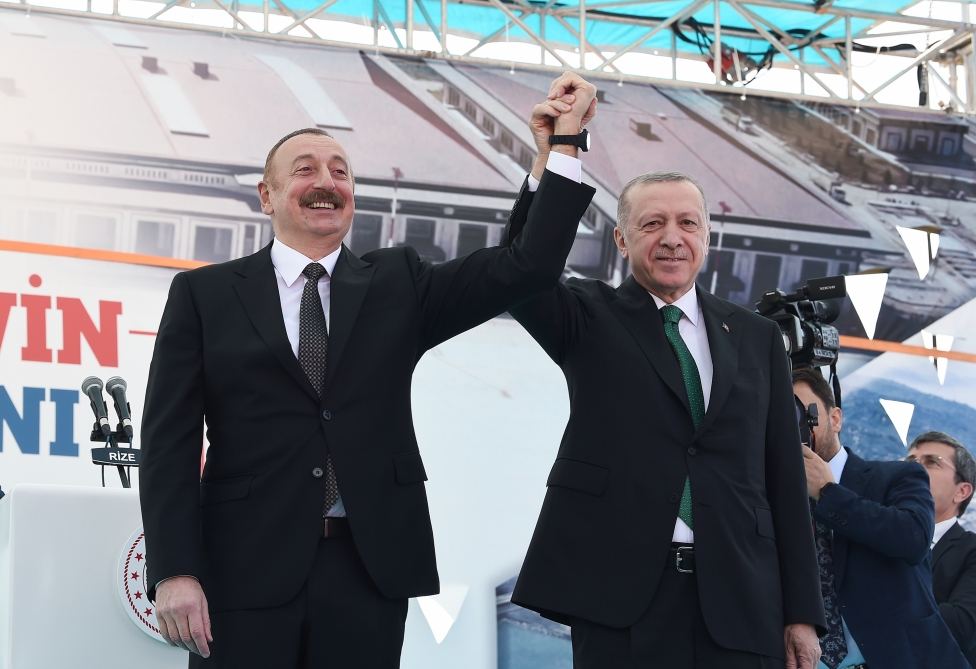 Prezident İlham Əliyev  və Türkiyə Prezidenti Rəcəb Tayyib Ərdoğan Rize-Artvin Hava Limanının açılışında iştirak ediblər (FOTO/VİDEO) (YENİLƏNİB-4)