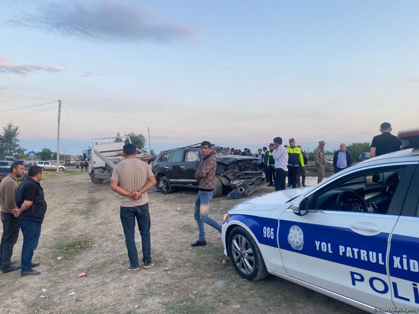 Bərdədə ölümlə nəticələnən yol qəzası olub (FOTO)