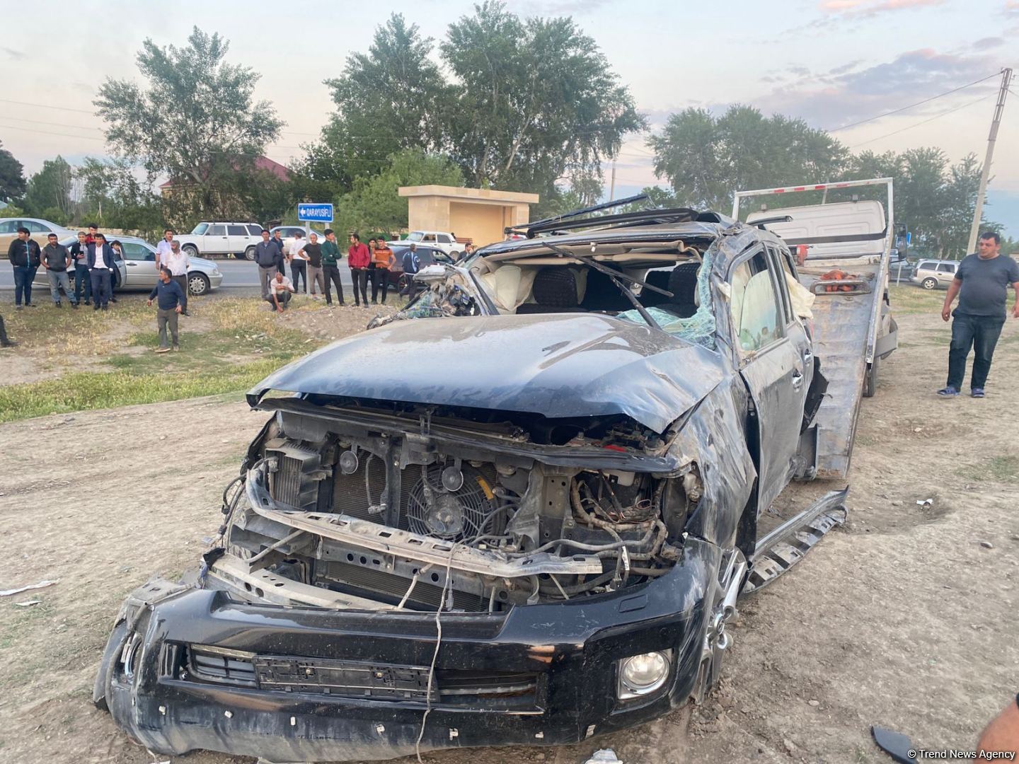 Bərdədə ölümlə nəticələnən yol qəzası olub (FOTO)
