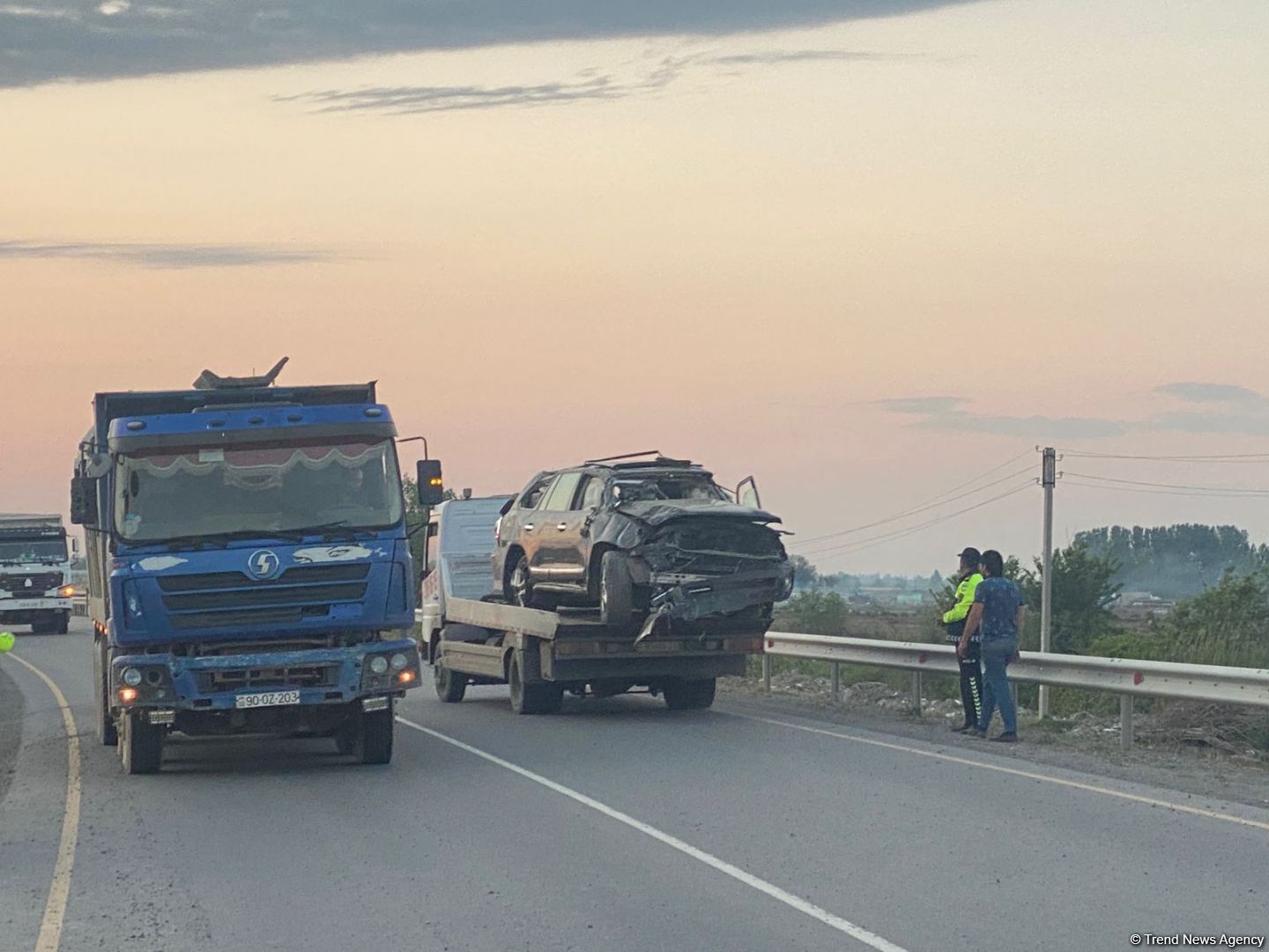 Bərdədə ölümlə nəticələnən yol qəzası olub (FOTO)