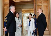 Prezident İlham Əliyev və birinci xanım Mehriban Əliyevanın adından Prezident Gitanas Nauseda və birinci xanım Diana Nausedienenin şərəfinə rəsmi ziyafət verilib (FOTO/VİDEO))
