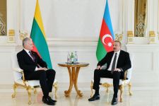 Azərbaycan və Litva prezidentlərinin görüşü olub (FOTO/VİDEO) (YENİLƏNİB)