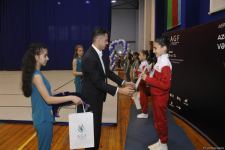 Aerobika gimnastikası üzrə Bakı birinciliyində uşaqlar yaş qrupu üzrə qaliblər mükafatlandırılıb (FOTO)