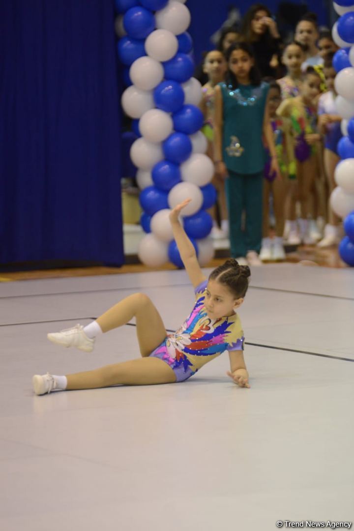 Aerobika gimnastikası üzrə Azərbaycan çempionatı və Bakı birinciliyi start götürüb (FOTO)