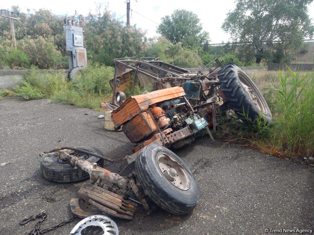 Yevlaxda ağır yol qəzası olub (FOTO/VİDEO)