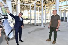Prezident İlham Əliyev və Birinci xanım Mehriban Əliyeva Zəngilan Beynəlxalq Hava Limanının tikinti işləri ilə tanış olublar (YENİLƏNİB) (FOTO/VİDEO)