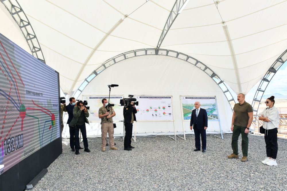 Prezident İlham Əliyev, birinci xanım Mehriban Əliyeva Füzuli, Cəbrayıl və Zəngilan rayonlarına səfər ediblər  (YENİLƏNİB) (FOTO)