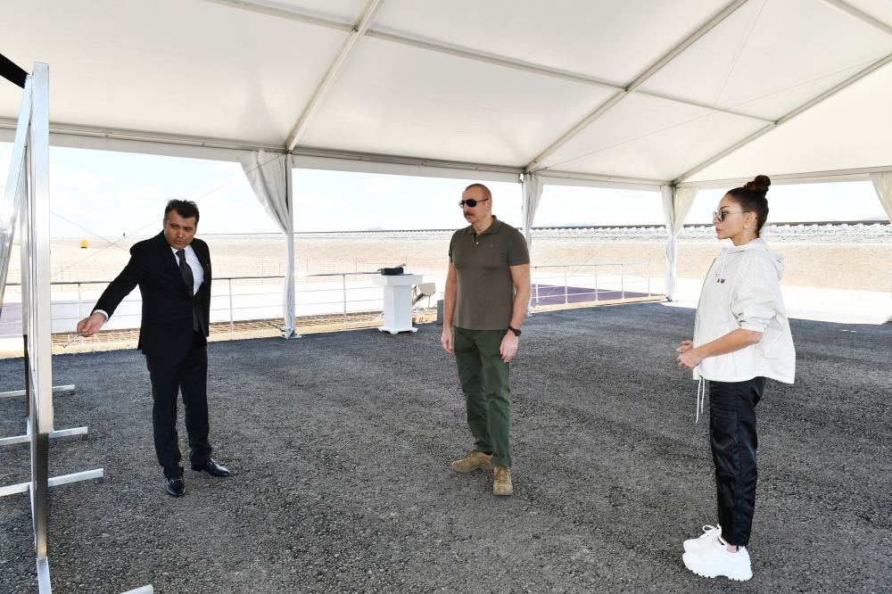 Prezident İlham Əliyev, birinci xanım Mehriban Əliyeva Füzuli, Cəbrayıl və Zəngilan rayonlarına səfər ediblər  (YENİLƏNİB) (FOTO)