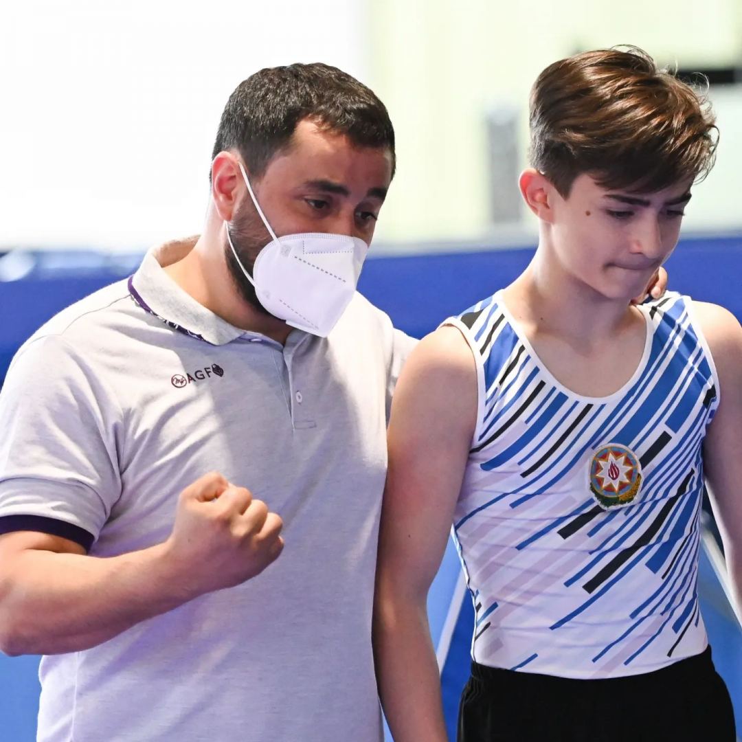 Azərbaycan gimnastı İtaliyada qızıl medal qazanıb (FOTO)