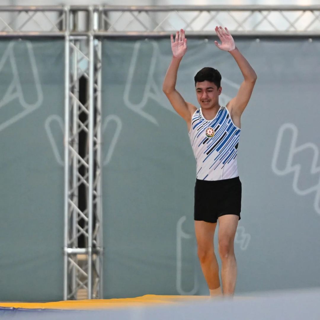 Azərbaycan gimnastı İtaliyada qızıl medal qazanıb (FOTO)