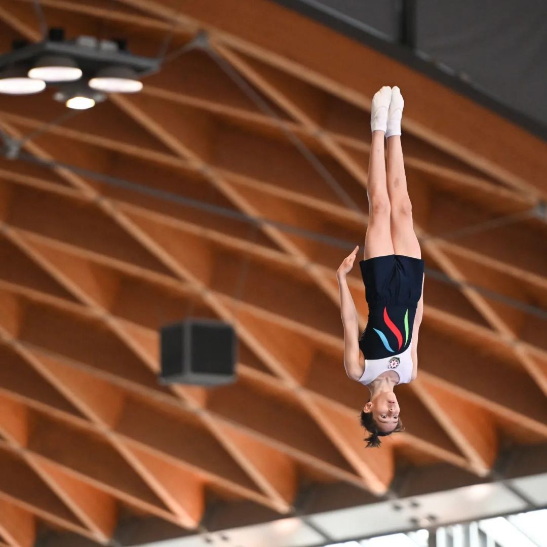 Azərbaycan gimnastı İtaliyada qızıl medal qazanıb (FOTO)