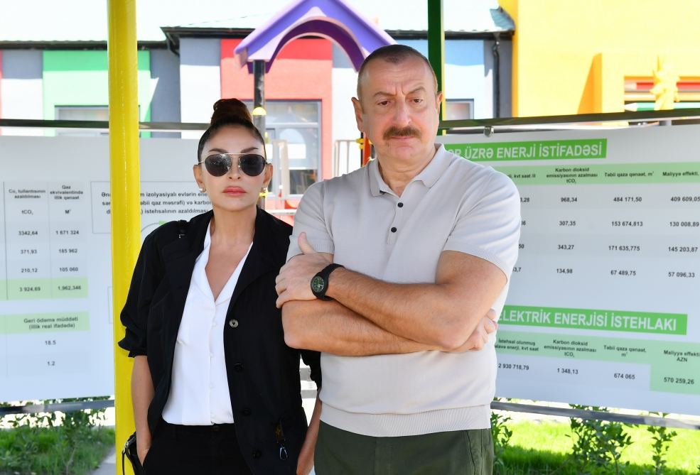 Prezident İlham Əliyev və Birinci xanım Mehriban Əliyeva Zəngilanda “Ağıllı kənd” layihəsinin birinci mərhələsi üzrə açılış mərasimində iştirak ediblər (YENİLƏNİB-2) (FOTO/VİDEO)