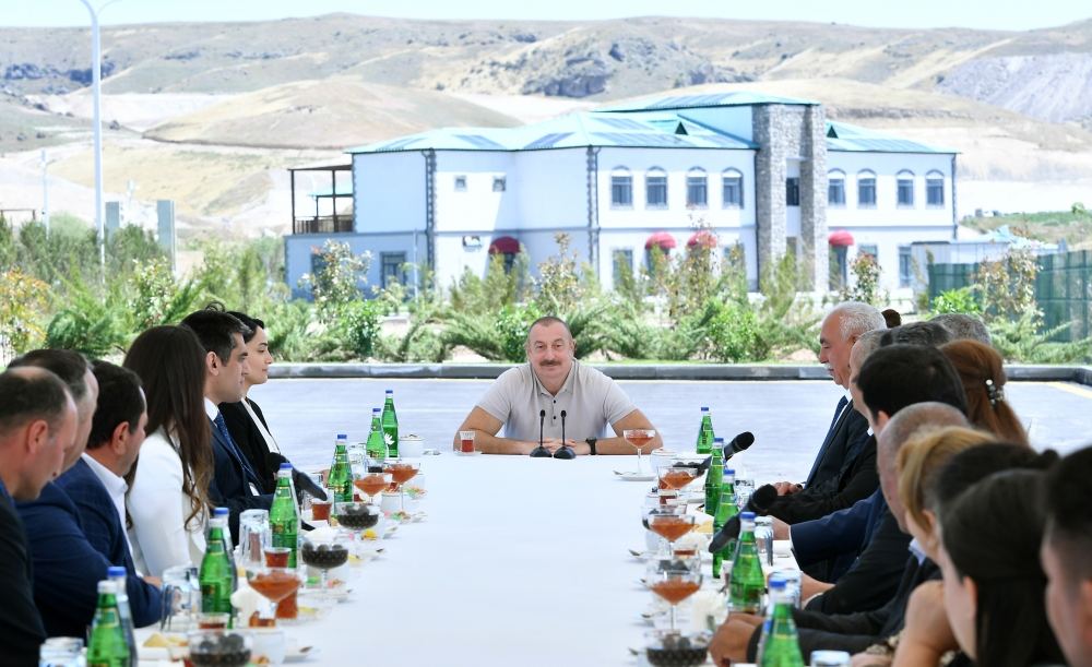 Prezident İlham Əliyev: Bu gün gözəl Zəngilan torpağında həyat qururuq