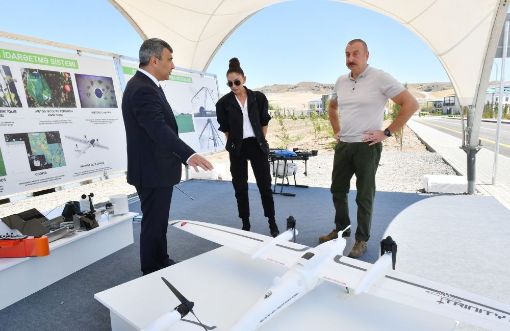 Prezident İlham Əliyev və Birinci xanım Mehriban Əliyeva Zəngilanda “Ağıllı kənd” layihəsinin birinci mərhələsi üzrə açılış mərasimində iştirak ediblər (YENİLƏNİB-2) (FOTO/VİDEO)