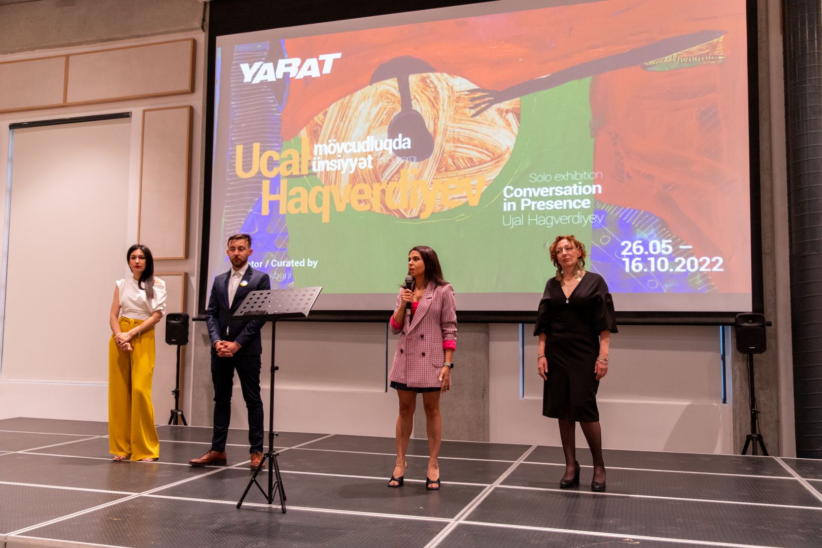 YARAT Müasir İncəsənət Məkanında Ucal Haqverdiyevin "Mövcudluqda ünsiyyət" adlı fərdi retrospektiv sərgisi açılıb (FOTO)