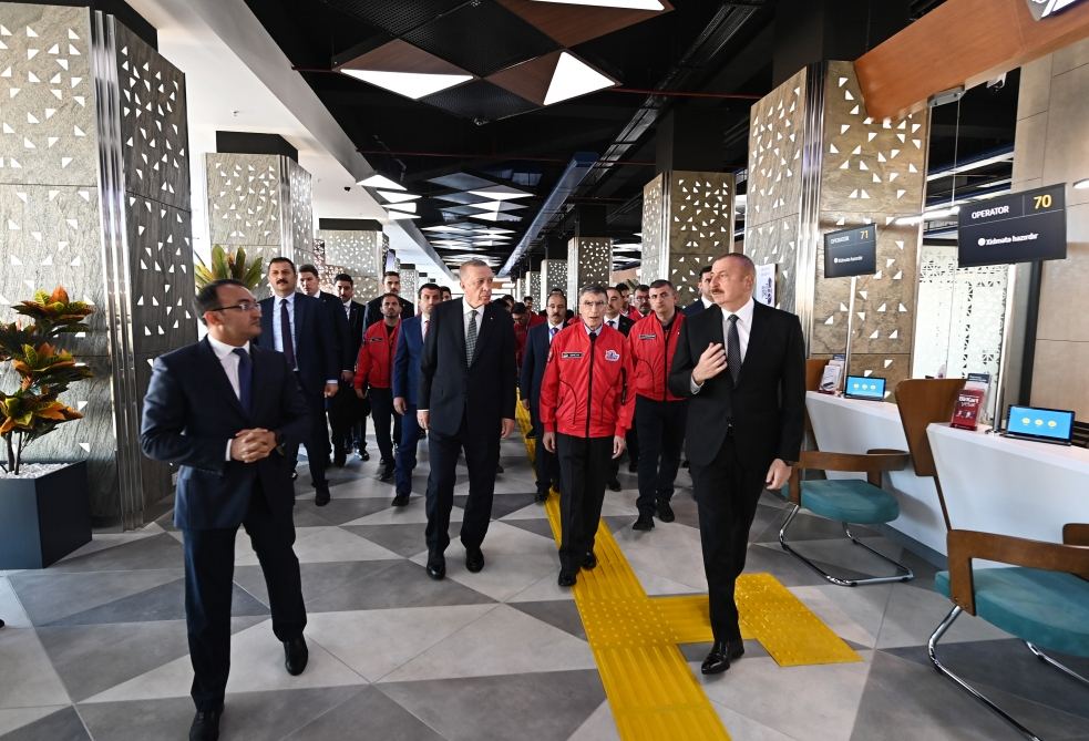 Azərbaycan və Türkiyə prezidentləri 7 saylı Bakı “ASAN xidmət” mərkəzinin və “Bilim Bakı” mərkəzinin açılışında iştirak ediblər (FOTO) (YENİLƏNİB)