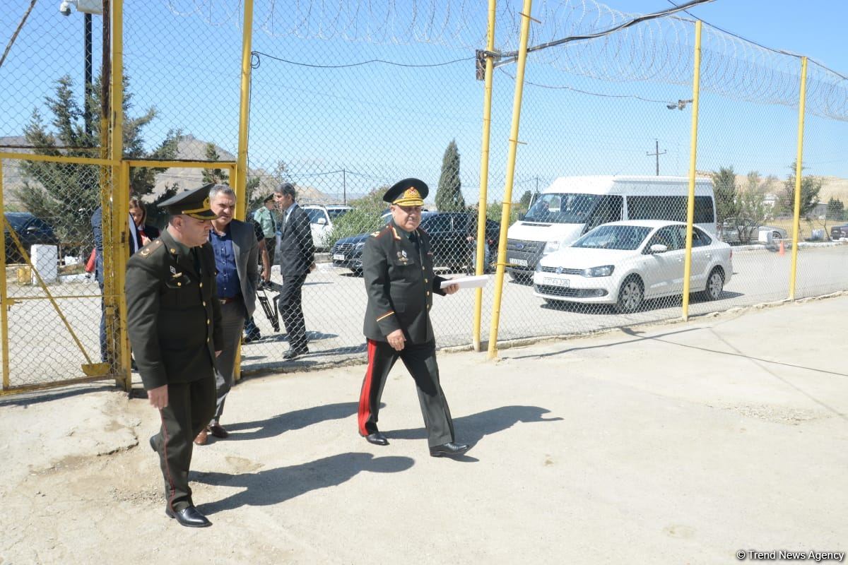 12 saylı cəzaçəkmə müəssisəsində bir məhkum azadlığa buraxılıb (FOTO)