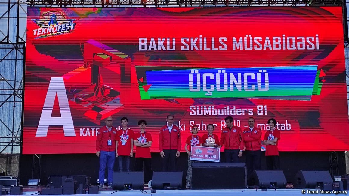 Bakıda "TEKNOFEST" festivalının iştirakçılarının və komandalarının mükafatlandırma mərasimi keçirilib (FOTO)