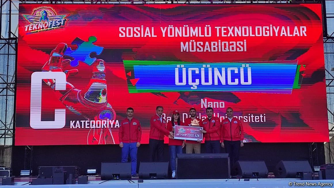 Bakıda "TEKNOFEST" festivalının iştirakçılarının və komandalarının mükafatlandırma mərasimi keçirilib (FOTO)