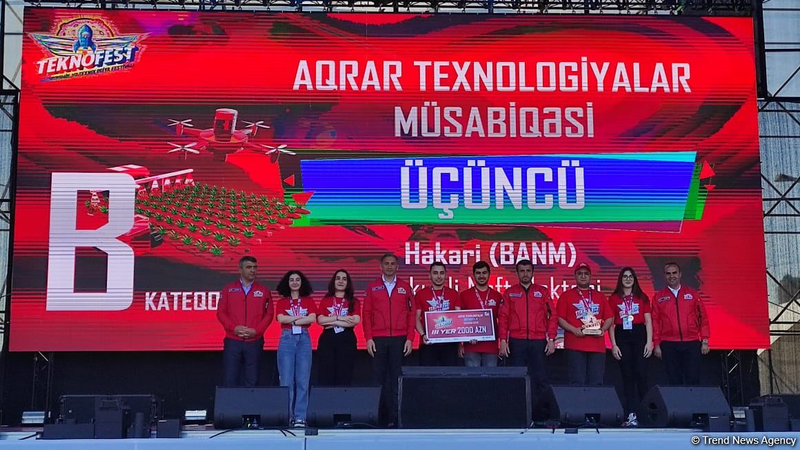 Bakıda "TEKNOFEST" festivalının iştirakçılarının və komandalarının mükafatlandırma mərasimi keçirilib (FOTO)