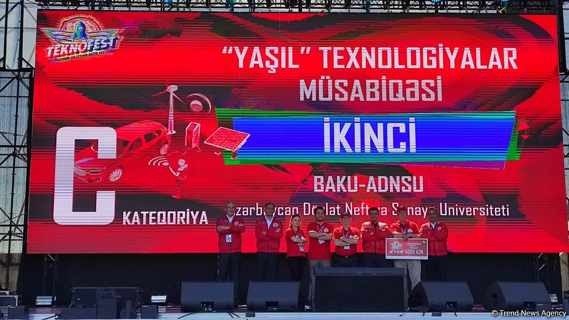Bakıda "TEKNOFEST" festivalının iştirakçılarının və komandalarının mükafatlandırma mərasimi keçirilib (FOTO)