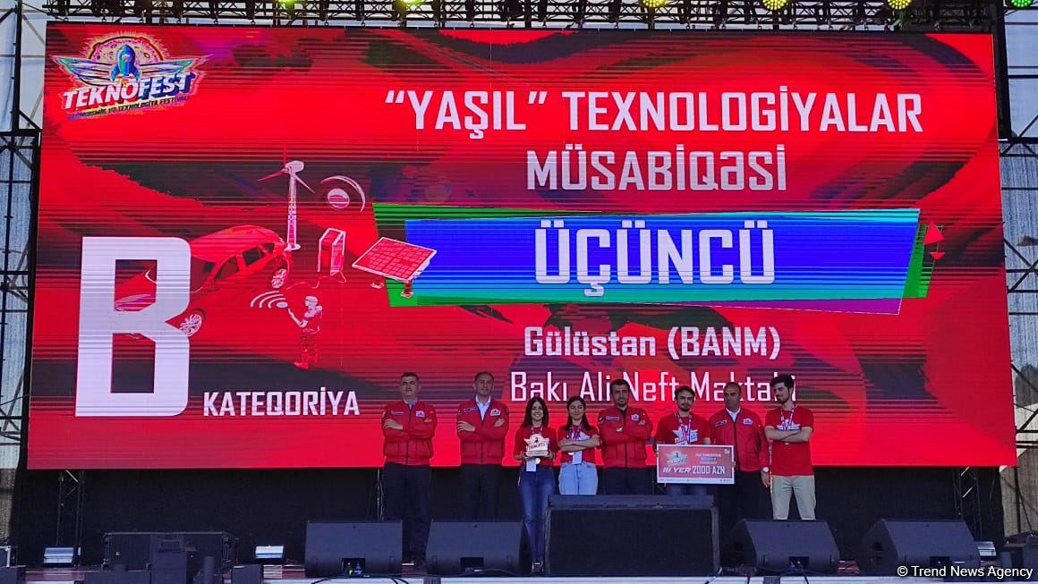 Bakıda "TEKNOFEST" festivalının iştirakçılarının və komandalarının mükafatlandırma mərasimi keçirilib (FOTO)