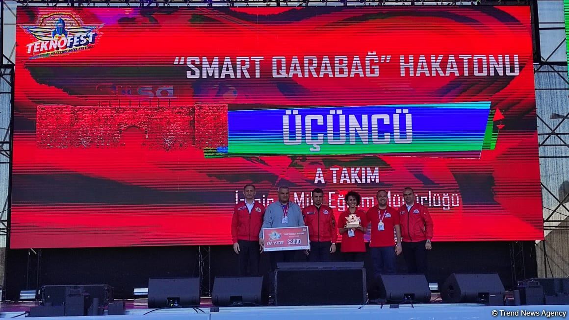 Bakıda "TEKNOFEST" festivalının iştirakçılarının və komandalarının mükafatlandırma mərasimi keçirilib (FOTO)