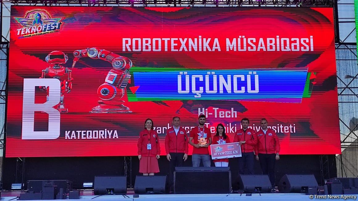 Bakıda "TEKNOFEST" festivalının iştirakçılarının və komandalarının mükafatlandırma mərasimi keçirilib (FOTO)