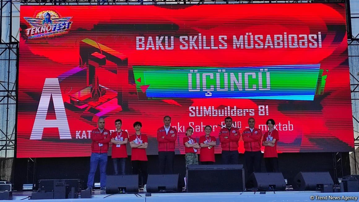 Bakıda "TEKNOFEST" festivalının iştirakçılarının və komandalarının mükafatlandırma mərasimi keçirilib (FOTO)