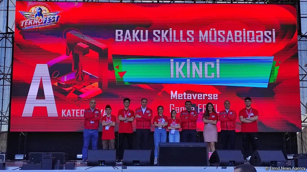 Bakıda "TEKNOFEST" festivalının iştirakçılarının və komandalarının mükafatlandırma mərasimi keçirilib (FOTO)