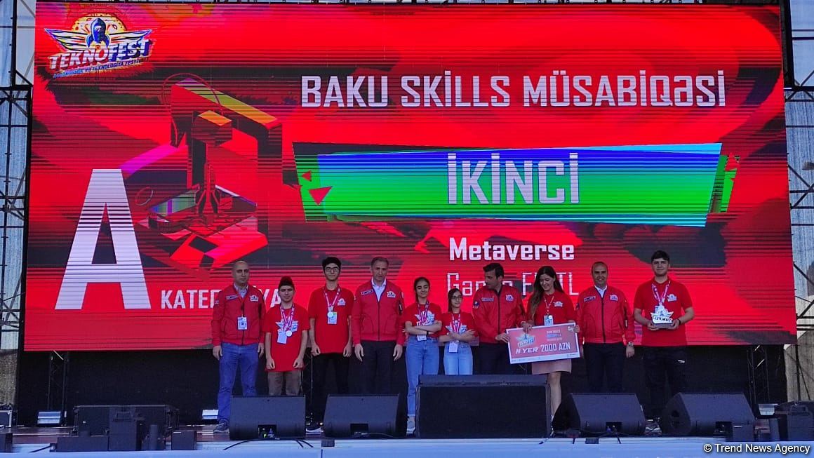 Bakıda "TEKNOFEST" festivalının iştirakçılarının və komandalarının mükafatlandırma mərasimi keçirilib (FOTO)