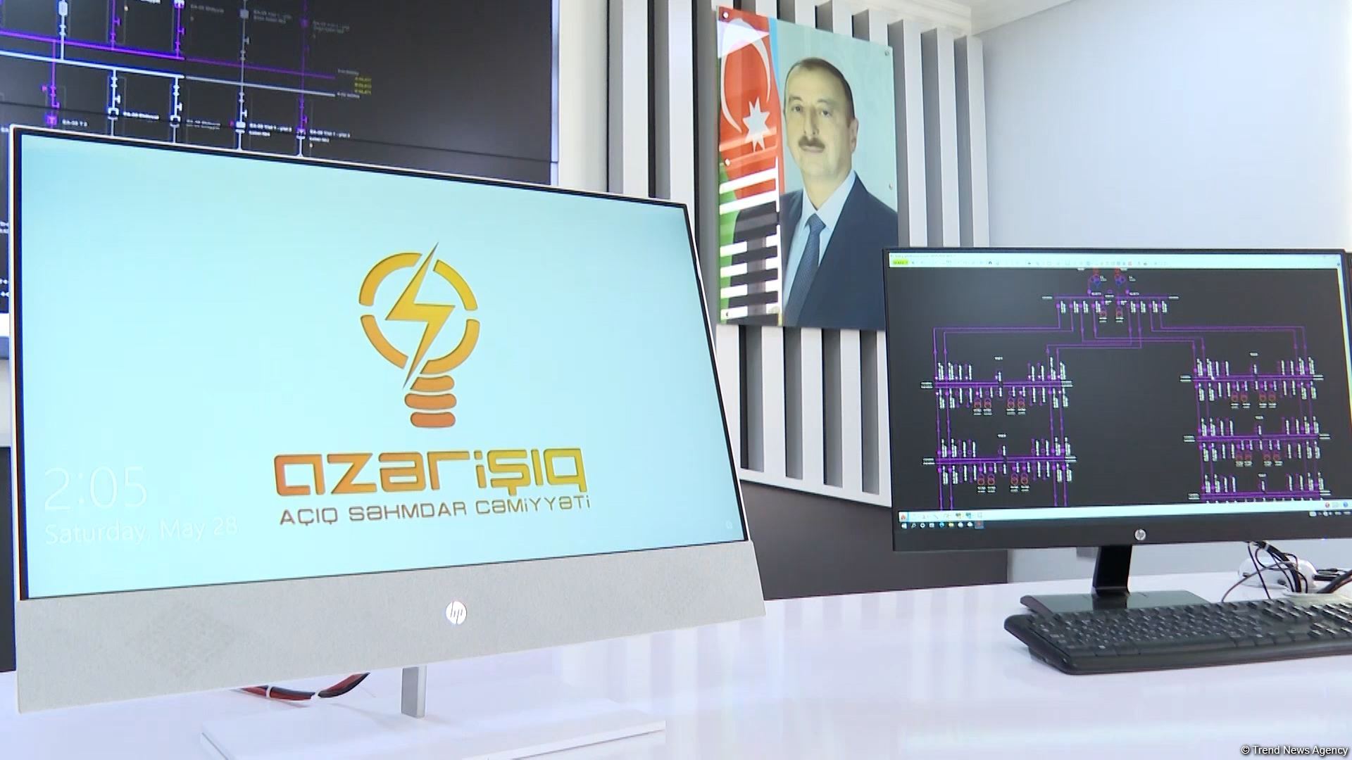 Şuşada yerüstü elektrik xətləri ləğv edilir, kabellər tamamilə yerin altına keçirilir - Trend TV-nin reportajı