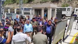 Diplomatlar Qarabağda su elektrik stansiyalarının bərpası işləri ilə tanış olublar (FOTO)