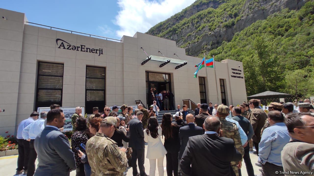 Diplomatlar Qarabağda su elektrik stansiyalarının bərpası işləri ilə tanış olublar (FOTO)