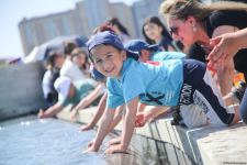 Heydər Əliyev Mərkəzinin parkında “Uşaq festivalı” keçirilib (FOTO)