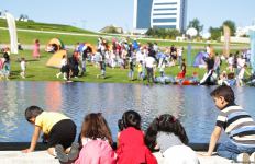 Heydər Əliyev Mərkəzinin parkında “Uşaq festivalı” keçirilib (FOTO)